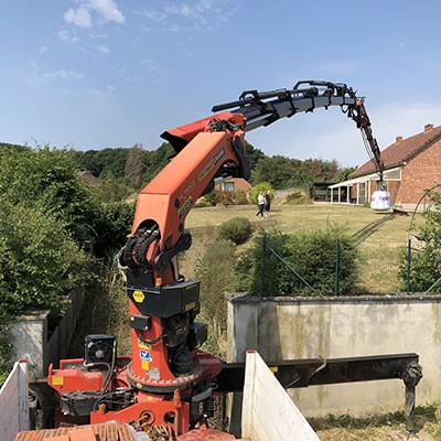 Grues de 7, 8, 10, 12, 14, 16 et 27 mètres avec livraisons le samedi 