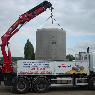 Pose de citernes de 1000L à 20 000L